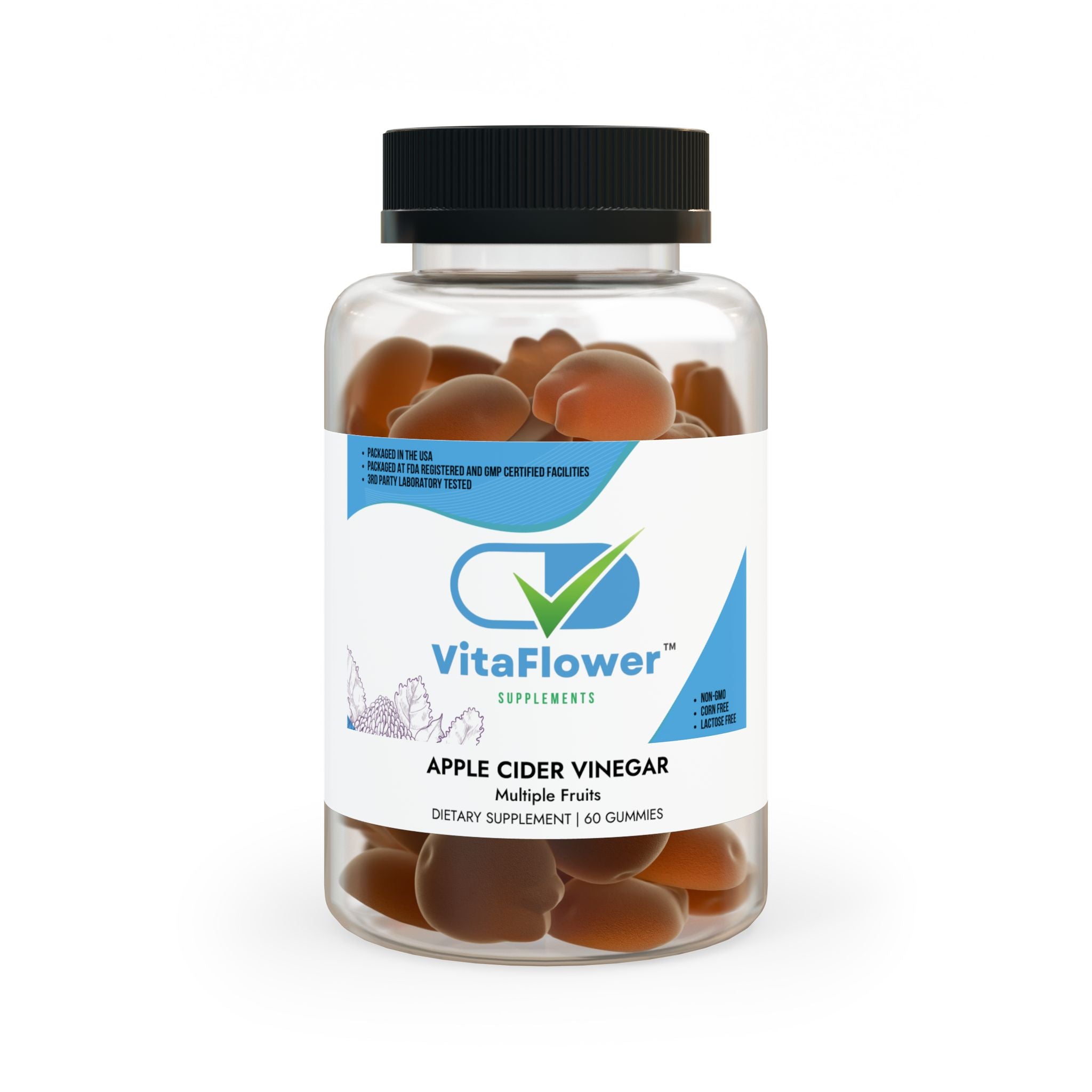Apple Cider Vinegar Gummies (60 Gummies)