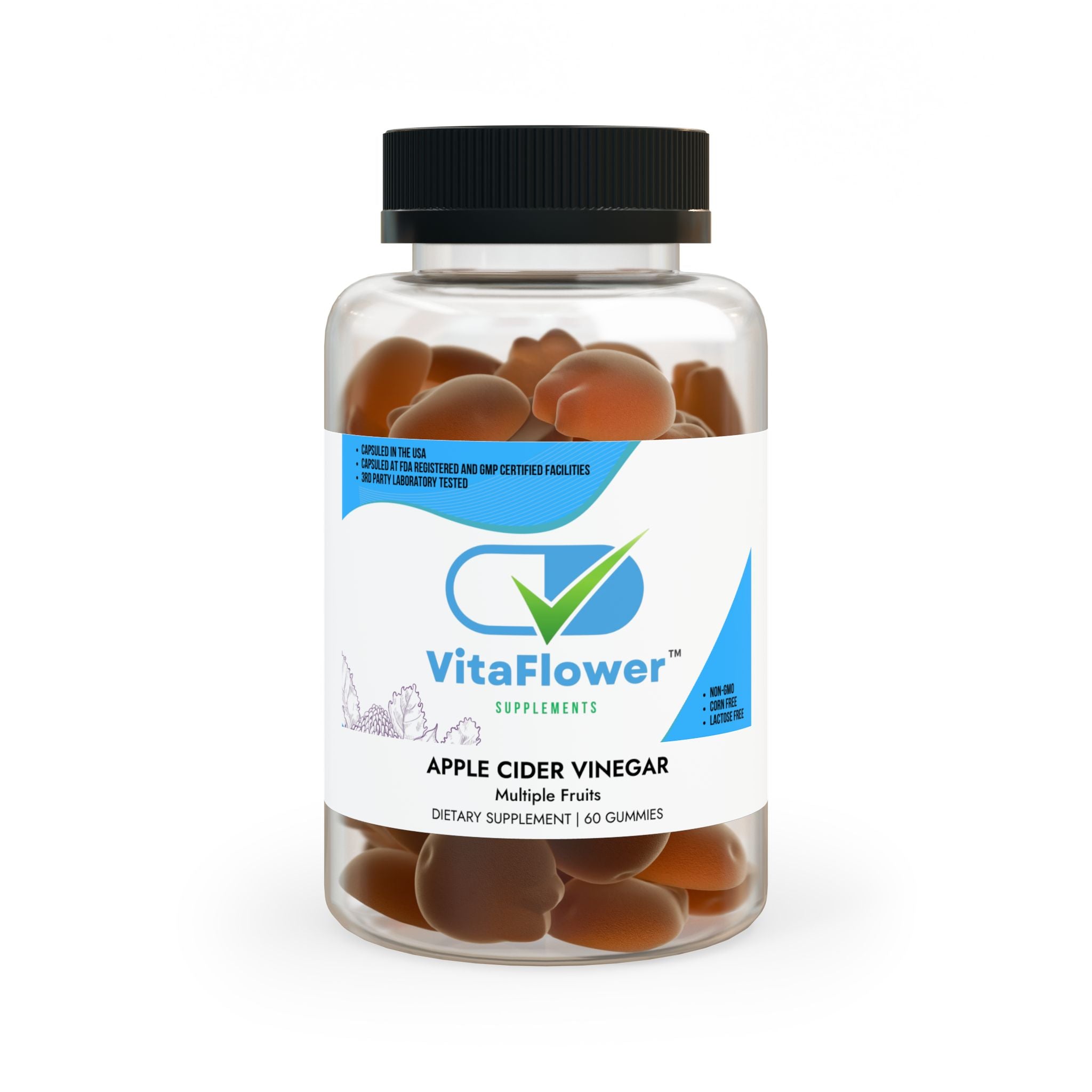 Apple Cider Vinegar Gummies (60 Gummies)